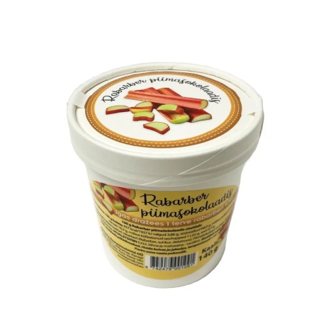 Rabarber piimašokolaadis 140g