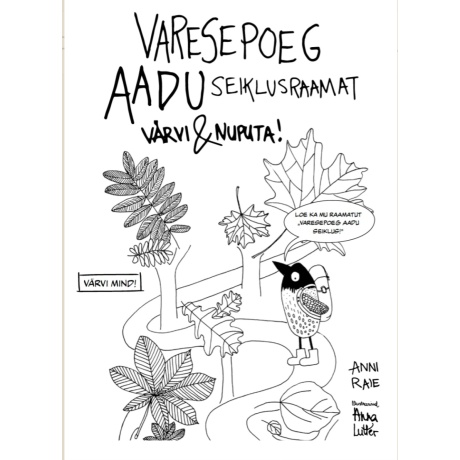 Varesepoeg Aadu.  Värvi ja nuputa!