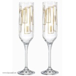 ŠAMPUSEPOKAALID Umma 200 ml Art Deco kuldne 6tk